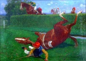 Upadek Konia by Stanislaw Bohusz-Siestrzencewicz