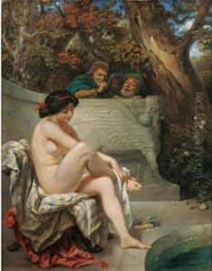 Suzanne Et Les Vieillards by Julien Leopold Boilly