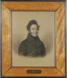 Portrait Of A Gentleman, Half-length, In A Black Overcoat