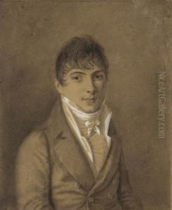 Portrait D'un Jeune Homme En Buste by Julien Leopold Boilly