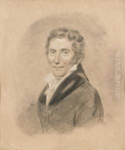 Portrait En Buste De Pierre Paul Prud'hon by Julien Leopold Boilly
