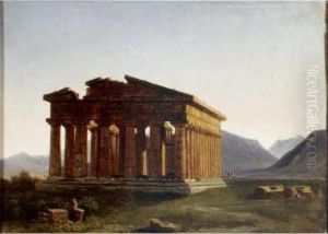 A View Of The Temple Of Neptune At Paestum