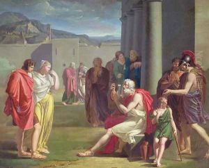 Homer Singing with his Lyre