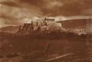 Die Akropolis In Athen by Frederic Boissonnas