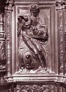 Choir-stall (detail) by Alonso Berruguette