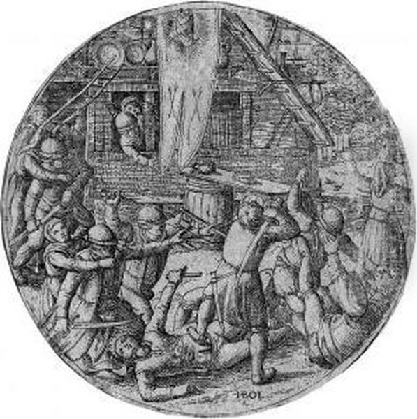 Der Kampf Vor Dem Wirtshaus - view 1