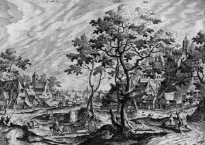 Drei Landschaften by Hans Bol