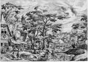 7 Blatt Der Folge <flusslandschaften Und Stadtansichten Mit Figuren> 7 Blatt Der Folge <flusslandschaften Und Stadtansichten Mit Figuren>
