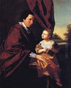 Thomas Middleton of Crowfield and His Daughter Mary by Henry Benbridge