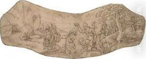 Two Designs For Lithurgical Embroidery Or Silverware.
The Baptism Of Christ Two Designs For Lithurgical Embroidery Or Silverware.
The Baptism Of Christ