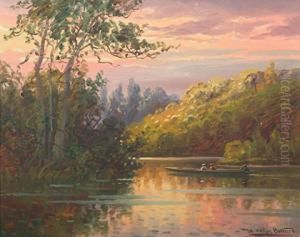 Canoe On A Lake