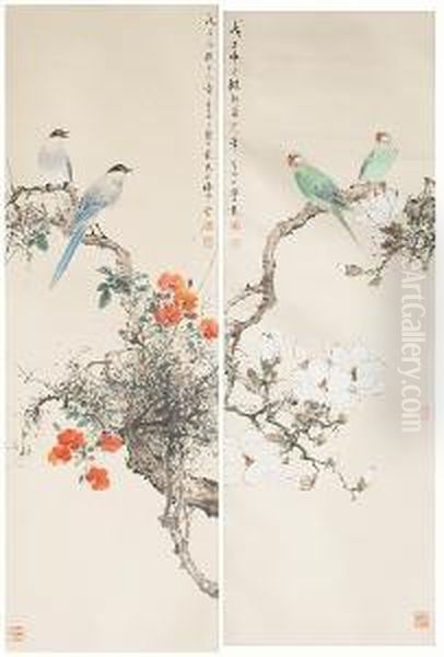 Birds And Flowers - view 1