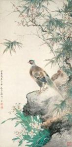 Flowers And Pheasants by Yan Bolong