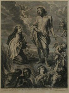 Die Hl.theresa Bitter Fur Bernardino De Mendoza
