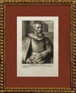 Retrato Del Pintor Martinus Pepyn by Schelte Adams Bolswert