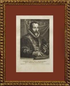 Retrato Del Profesor Clarissimus Iustus Lipsius by Schelte Adams Bolswert