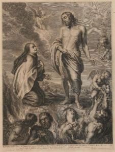 Diehl.theresa Bittet Fur Bernardino De Mendoza by Schelte Adams Bolswert