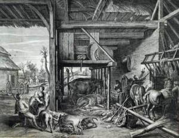 The Prodigal Son Feeding With Swine - view 1