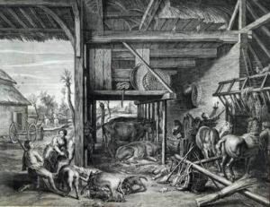 The Prodigal Son Feeding With Swine by Schelte Adams Bolswert