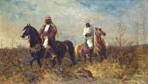 Chasse Au Faucon by Charles Bombled