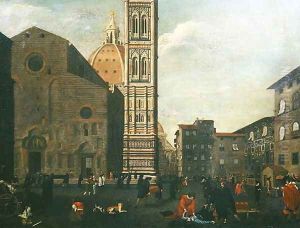 The Plague in Florence in 1630 by Baccio del Bianco