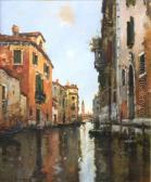 Entrance To A Canal In Venice - view 1