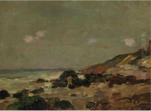 At The Ocean's Edge by Maurice Bompard