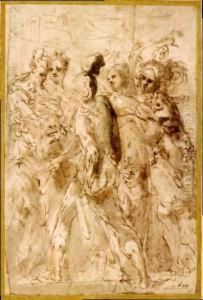 Martirio Di Una Santa by Perino Del Vaga (Pietro Bonaccors