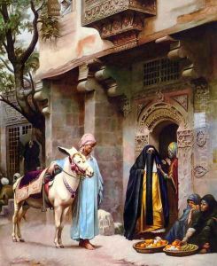 Scene de rue au Caire by H. G. Birchall