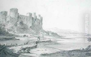 Conway Castle 1793 by Sir George Howland Beaumont