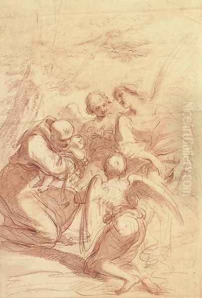 The Vision of Saint Francis, after Guercino - view 1