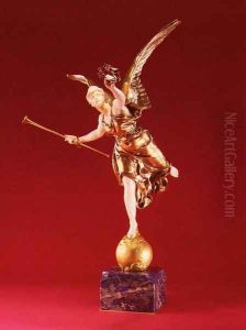 La Renomee: An Allegory of Fame by Louis-Ernest Barrias