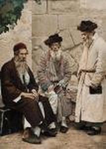 Juifs De' Jerusalem by Felix Bonfils
