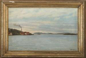 Scenery From Stavanger Fiord by Louise Bonfils