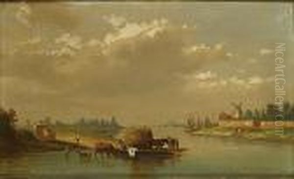 De Overzet Aan De Rivier. - view 1
