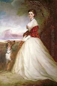 Portrait of Gertrude, Countess of Dunmore by Richard Buckner