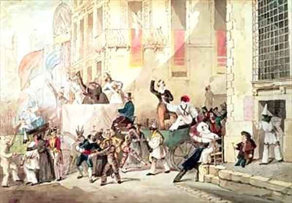 Circus Procession in Italy - view 1