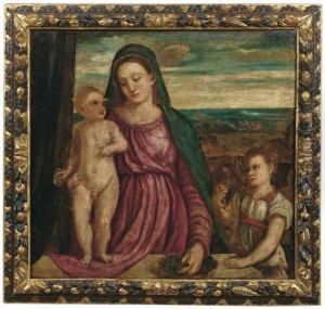 Madonna Con Il Bambino E Un Angelo
