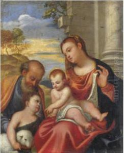 Sacra Famiglia Con San Giovannino