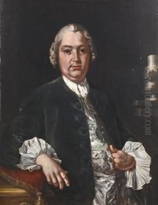 Portrait Of Niccolo Jommelli by Giuseppe Bonito