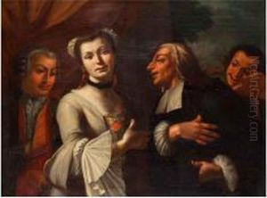 Scena Di Genere by Giuseppe Bonito