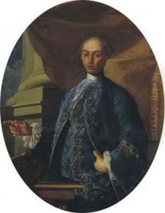 Ritratto Di Gentiluomo In Marsina Turchese