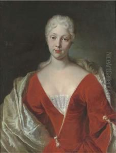 Portrait Of A Lady by Giuseppe Bonito