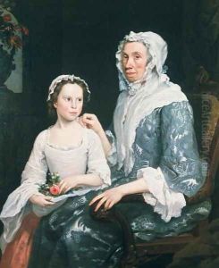 Portrait of an Elderly Lady and a Young Girl Portrait of an Elderly Lady and a Young Girl