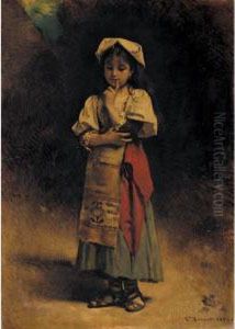 Meditation by Bonnat Leon