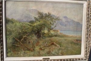 Paysage Bord De Mer by Henri-Arthur Bonnefoy