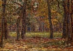 Parc En Automne by Ernest-Lucien Bonnotte