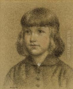 Portrait De Jeune Garcon by Ernest-Lucien Bonnotte