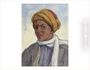 Jeune Garcon Au Turban by Primitif Bono