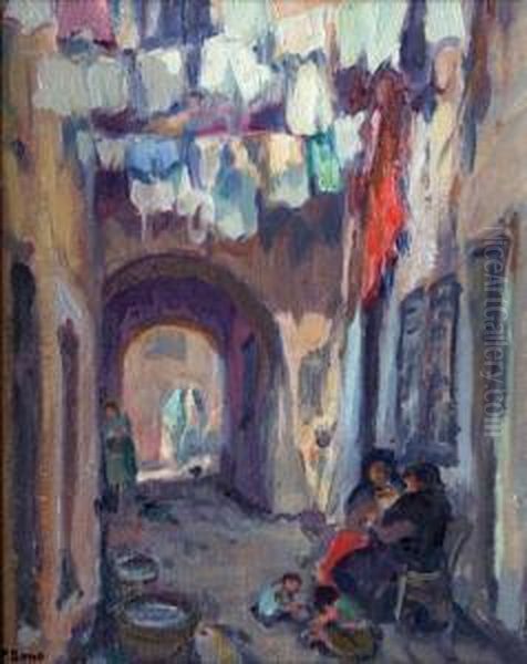 Scene De Rue Animee - view 1